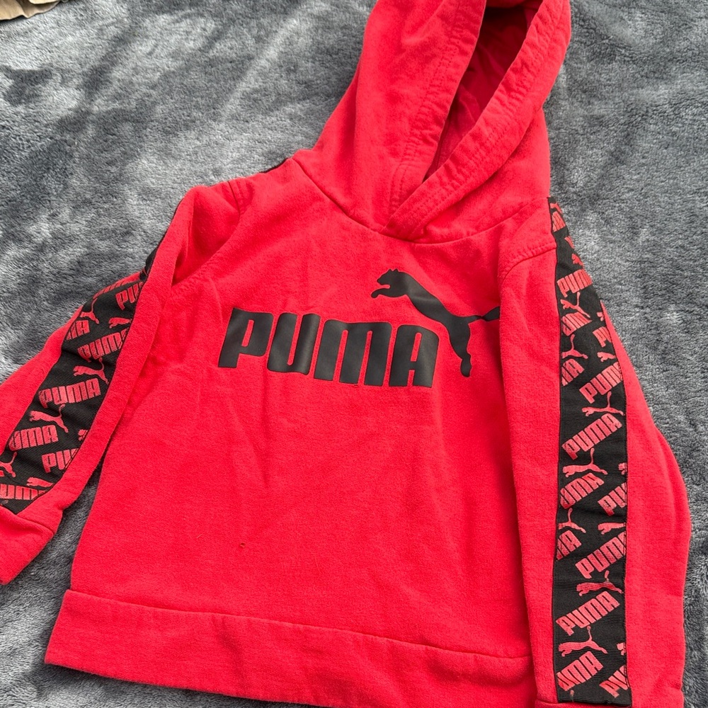 Puma Kids Bold Red Hoodie